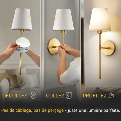 Appliques Murales Sans Fil (Lot de 2)